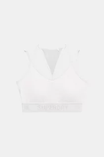 Biustonosze - Superdry Biustonosz sportowy - Biały - Kobieta - 12 UK(XL) - WS310494A - 01C - grafika 1