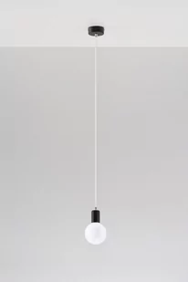 Sollux Lighting Lampa Wisząca Edison biała - SL.0150 - Lampy sufitowe - miniaturka - grafika 1
