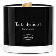 Świece - Tarta dyniowa. Duża Czarna Świeca Zapachowa - miniaturka - grafika 1