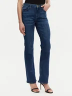 Spodnie damskie - Guess Jeansy WBGA58 D4MZ0 Granatowy Straight Leg - miniaturka - grafika 1