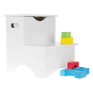 Wyposażenie pokoiku dziecięcego - Schodki ze schowkiem Hurley, 33 x 34 x 36 cm - miniaturka - grafika 1