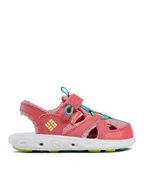 Buty trekkingowe dziecięce - Columbia Sandały Childrens Techsun Wave BC2082 Różowy - miniaturka - grafika 1