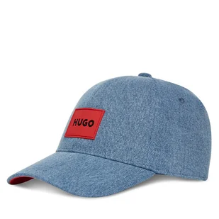 Czapka z daszkiem HUGO G00318 Niebieski - Czapki dla dzieci - miniaturka - grafika 1