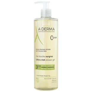 A-Derma, ultrabogaty żel pod prysznic, 750 ml - Kosmetyki do kąpieli - miniaturka - grafika 1