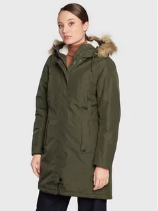 Helly Hansen Parka Mayen 53303 Zielony Regular Fit - Kurtki damskie - miniaturka - grafika 1