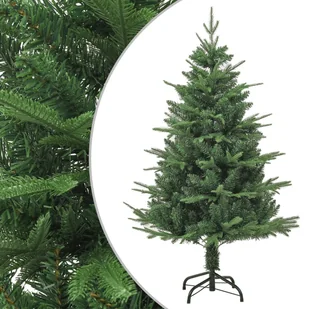 vidaXL vidaXL Sztuczna choinka, zielona, 120 cm, PVC i PE - Choinki - miniaturka - grafika 1