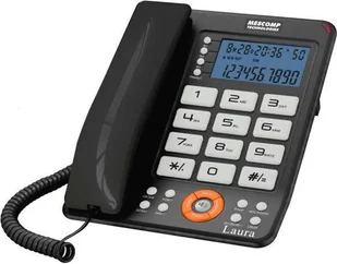Mescomp Laura MT 816 Szary - Telefony stacjonarne - miniaturka - grafika 1