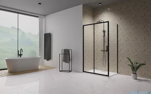 Radaway Premium Pro Black Kdj kabina 120x90cm lewa szkło przejrzyste 1015120-54-01L/1016090-54-01 - Kabiny prysznicowe - miniaturka - grafika 3