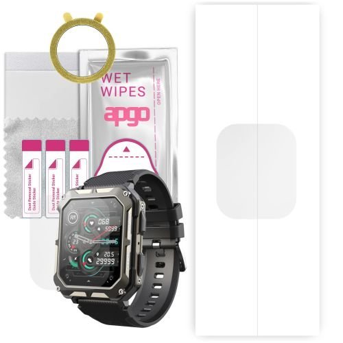 1x folia hydrożelowa ochronna do Cubot C20 Pro - apgo Smartwatch Hydrogel Protection Ochrona na ekran smartwatcha