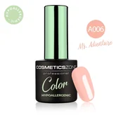 Lakiery hybrydowe - Lakier hybrydowy hipoalergiczny brzoskwiniowy 7ml – Ms. Adventure A006 - miniaturka - grafika 1