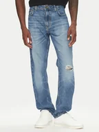 Spodnie męskie - Guess Jeans Jeansy M5YA1C D5R25 Niebieski Regular Fit - miniaturka - grafika 1