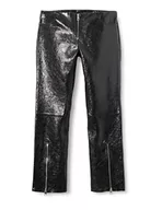 Spodnie damskie - Just Cavalli Spodnie damskie, 900 czarny, 70 - miniaturka - grafika 1