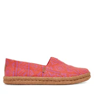 Espadryle damskie - Espadryle Toms Diamond Global 10021885 Czerwony - miniaturka - grafika 1
