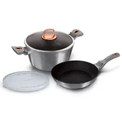 Zestawy garnków i patelni - Zestaw garnków BERLINGER HAUS Moonlight BH/6070 (5 elementów) - miniaturka - grafika 1