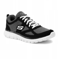 Buty sportowe męskie - Buty męskie Skechers Burns Agoura black/white 43 Eu - miniaturka - grafika 1