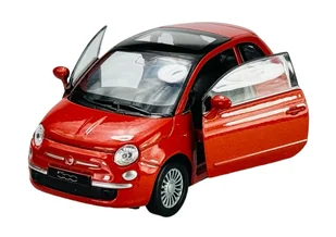 WELLY FIAT 500 POMARAŃCZOWY 1:34 43605 - Samochody i pojazdy dla dzieci - miniaturka - grafika 1