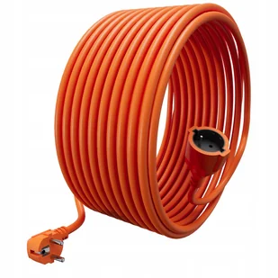 Przedłużacz Ogrodowy Budowlany 20m Zasilający Uziemienie Do Kosiarki Ogrodu - Przedłużacze i rozgałęźniki - miniaturka - grafika 1