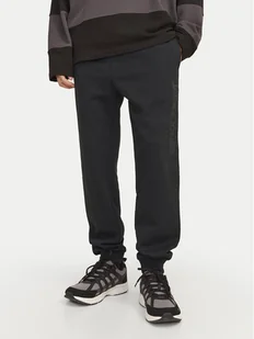 Jack&Jones Spodnie dresowe Gordon 12258477 Czarny Regular Fit - Spodnie sportowe męskie - miniaturka - grafika 1