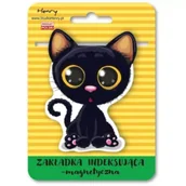 Zakładki do książek - Henry Zakładka magnetyczna - Kot czarny - miniaturka - grafika 1