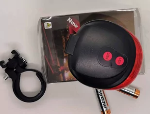 Lampka Rowerowa Tylna LED z Laserową Symulacją Toru Jazdy - Lampki rowerowe - miniaturka - grafika 1