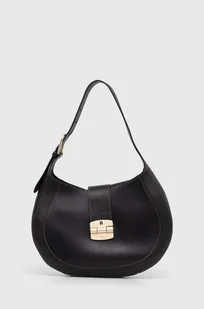 Furla torebka skórzana kolor czarny - Torebki damskie - miniaturka - grafika 1