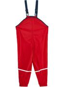 Spodnie i spodenki dla chłopców - Playshoes Spodnie materiałowe 405424 D Czerwony Regular Fit - miniaturka - grafika 1