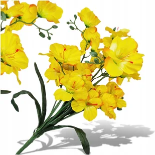 Mieczyk Kwiaty Sztuczne Gałązka Mieczyki Bukiet Gęsty Wazonu VIP5810 58 cm - Sztuczne kwiaty - miniaturka - grafika 1