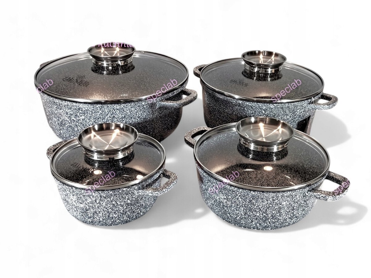 Zestaw garnków ZILNER ZL-7078. Gaz, indukcja, halogen, piekarnik