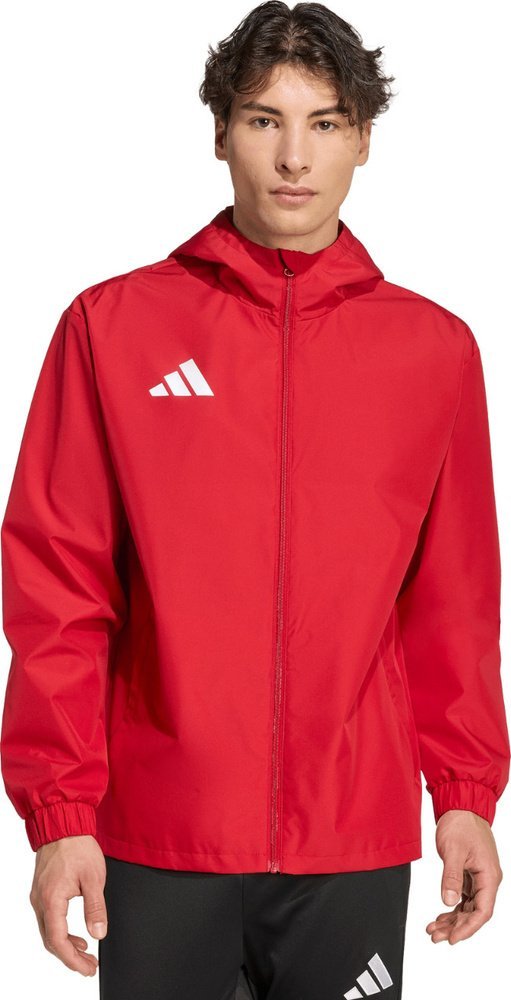 Kurtka męska adidas Entrada 26 All Weather czerwona JZ9100 2XL