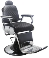 Fotele fryzjerskie - Fotel fryzjerski barberski hydrauliczny do salonu fryzjerskiego barber shop Barberking w 24H - miniaturka - grafika 1