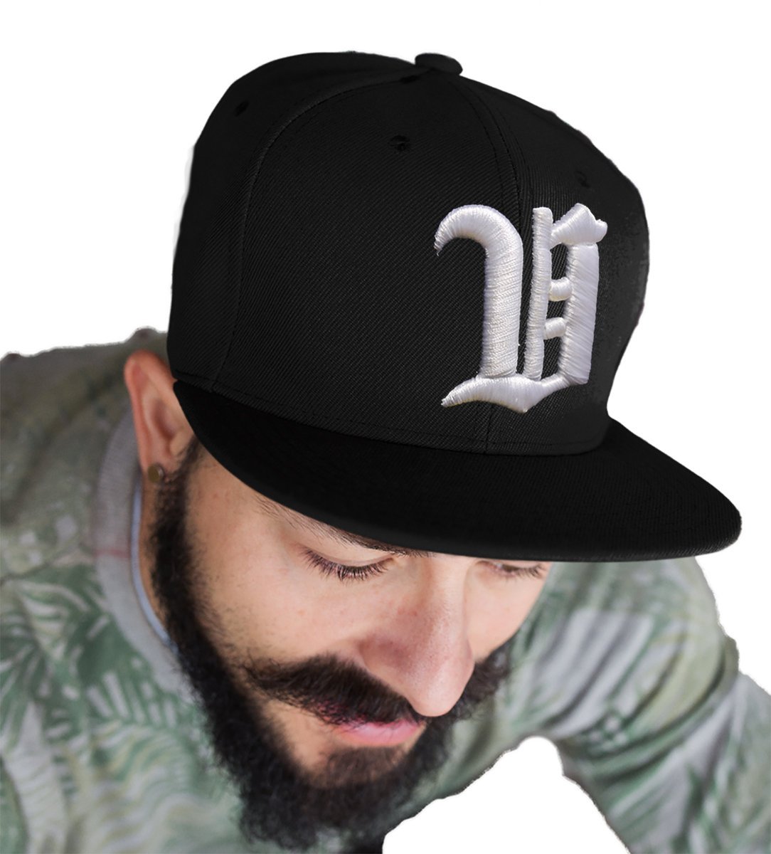 CZAPKA PROSTY DASZEK GOTYCKIE LITERY HAFT 3D U