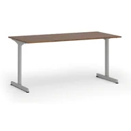 Biurka - Biurko PRIMO BETA, 1600 x 800 mm, podstawa szara, orzech - miniaturka - grafika 1