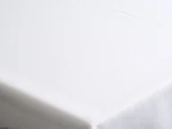 Obrusy i serwetki - Biały obrus na stół plamoodporny z wzorem Len - miniaturka - grafika 1