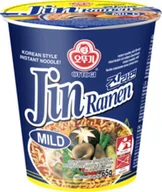 Kuchnie świata - Zupa makaronowa Jin Ramen Mild w kubku, lekko pikantna 65g - Ottogi - miniaturka - grafika 1