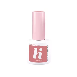 HI HYBRID hi hybrid #215 lakier hybrydowy 5 ml Pink Nude - Odżywki do paznokci - miniaturka - grafika 1