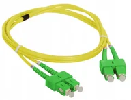 Patchcordy - Patch cord SM SC/APC-SC/APC duplex 9/125 G.657.A1 2.0m ALANTEC - miniaturka - grafika 1