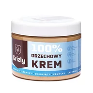 Słodkie kremy i masła - GRIZLY Krem orzechowy, chrupiący 100% 500 g - miniaturka - grafika 1