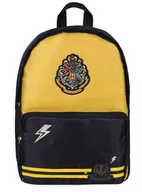 Plecaki - Czarno-żółty plecak Hufflepuff Harry Potter - miniaturka - grafika 1