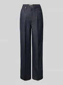 Spodnie damskie - Jeansy o luźnym kroju z mieszanki bawełny i lnu model ‘TOLVA LONG’ - miniaturka - grafika 1