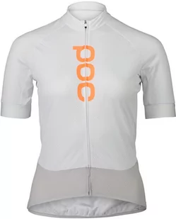 POC Essential Road Logo Jersey Women, biały XS 2022 Koszulki kolarskie - Koszulki rowerowe - miniaturka - grafika 1