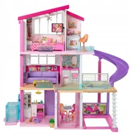 Domki dla lalek - BARBIE DREAMHOUSE DOMEK DLA LALEK AKCESORIA MEBELKI DUŻY ZESTAW DLA DZIECI - miniaturka - grafika 1
