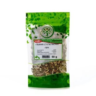Agnex Trawa cytrynowa cięta 50g - Przyprawy i zioła sypkie - miniaturka - grafika 1