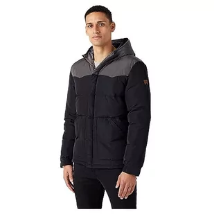 Wrangler Męska kurtka puchowa, czarny, 4XL - Kurtki męskie - miniaturka - grafika 1