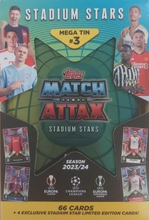 Champions League UEFA Match Attax Topps Mega Puszka Kolekcjonera - Czasopisma - miniaturka - grafika 1