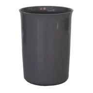 Naczynia i sztućce jednorazowe - Kubek plastikowy Malva grafit - miniaturka - grafika 1