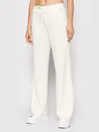 Spodnie sportowe damskie - Guess Spodnie dresowe G-Charm W1BQ12 K9DT1 Biały Relaxed Fit - miniaturka - grafika 1