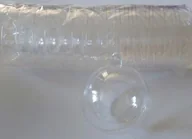 Ozdoby bożonarodzeniowe - Kula transparentna 6cm 10szt - miniaturka - grafika 1