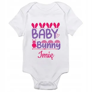 Body Dziecięcie BIAŁE TWOJE IMIĘ Piękne Wzory - 68 - Body dla niemowląt - miniaturka - grafika 1