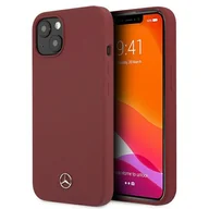 Etui i futerały do telefonów - Mercedes MEHCP13SSILRE iPhone 13 mini 5,4" czerwony/red hardcase Silicone Line Mer006976-0 - miniaturka - grafika 1
