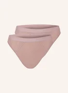 Majtki damskie - Sloggi Figi Pełne Ever Ease, 2 Szt. rosa - miniaturka - grafika 1
